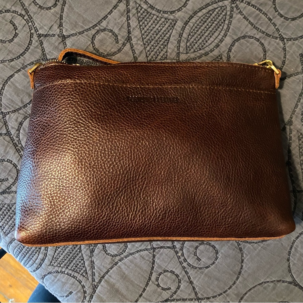 PORTLAND LEATHER Poppy Purse Large Coldbrew - Picture 5 of 10
